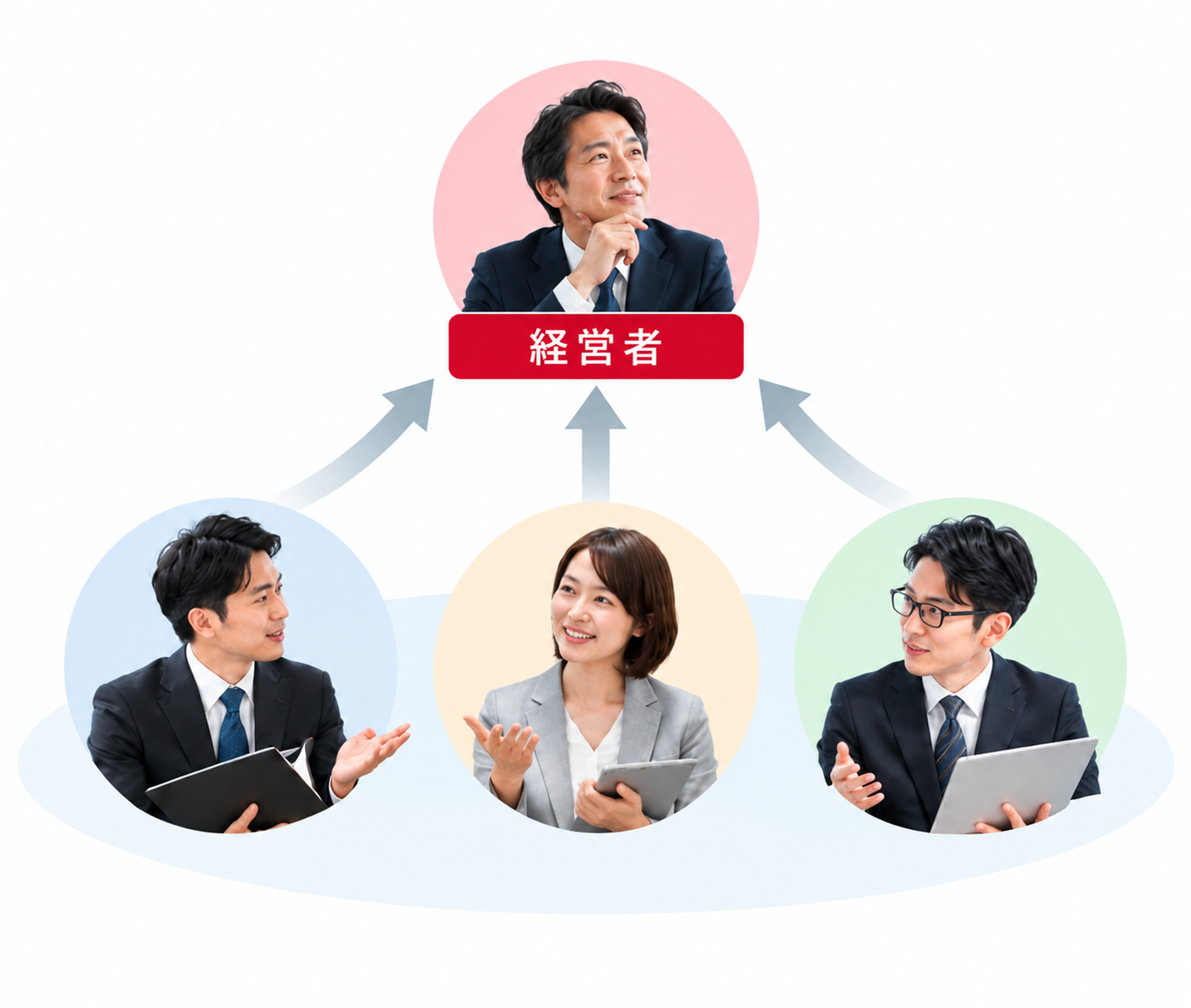 1人のお客様に3人のチームでご対応